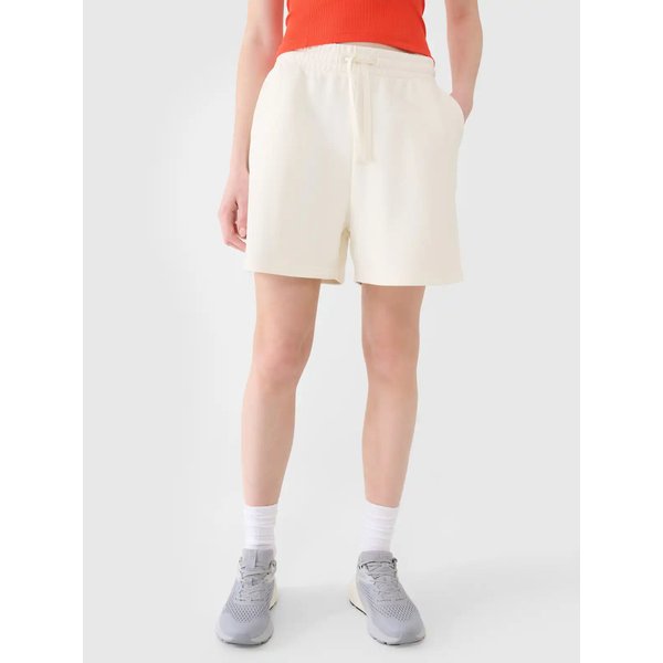 Spodenki damskie TSHOF529 4F - złamana biel