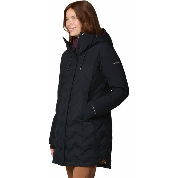 Płaszcz puchowy damski Mountain Croo III Mid Down Columbia - black