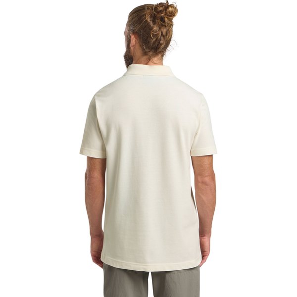 Koszulka męska polo Essential Jack Wolfskin - cotton white