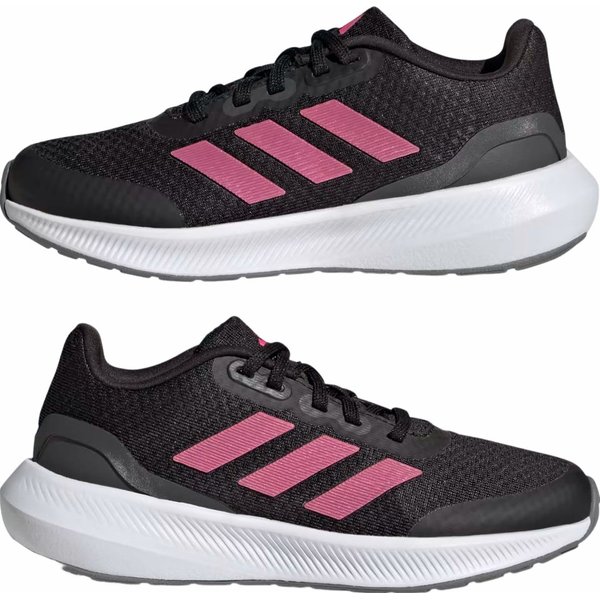 Buty do biegania RunFalcon 3 Sport Running Lace Jr Adidas - czarne