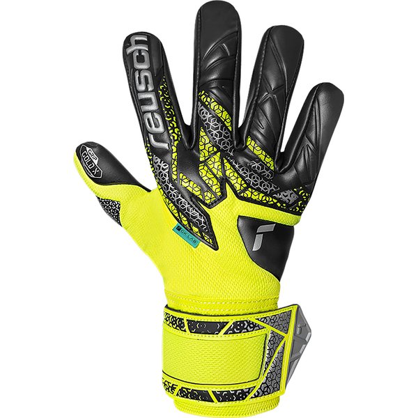 Rękawice bramkarskie Attrakt Gold X NC Reusch - black/yellow