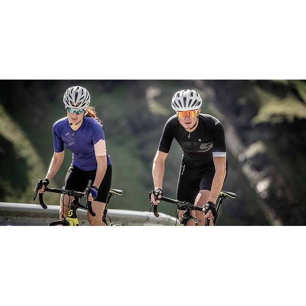 Koszulka rowerowa męska Ansino Silvini - czarny