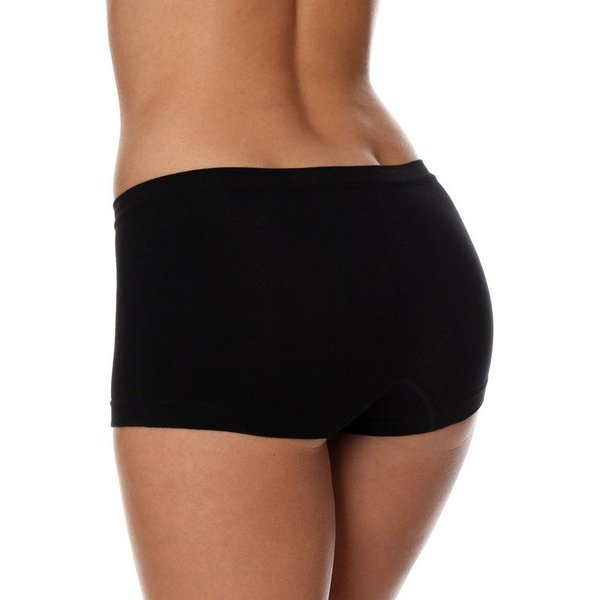 Bokserki damskie Comfort Cotton Brubeck - czarne