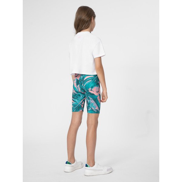 Spodenki kolarki dziewczęce 4FJSS23TTIGF050 4F - mix