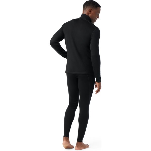 Longsleeve termoaktywny męski Classic Thermal Merino Base Layer 1/4 Zip SmartWool - black