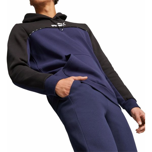 Spodnie dresowe męskie ESS Block x Tape Sweatpants FL Puma