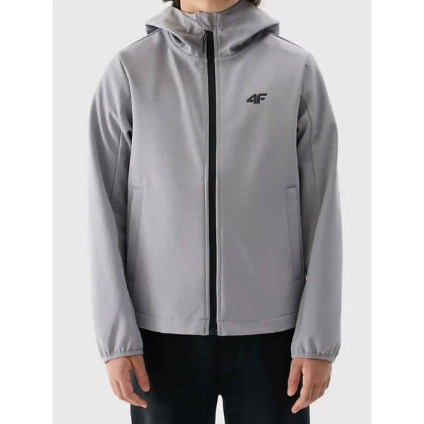Softshell chłopięcy TSOFM306 4F - szary