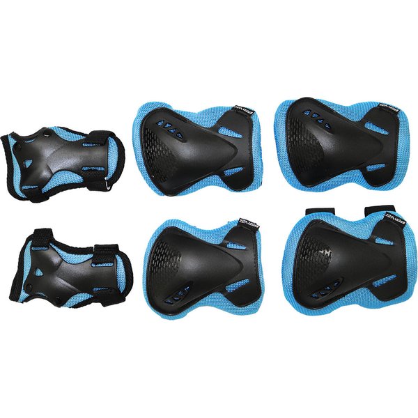 Zestaw ochraniaczy Multi 3szt. Sportvida - błękinty/czarny