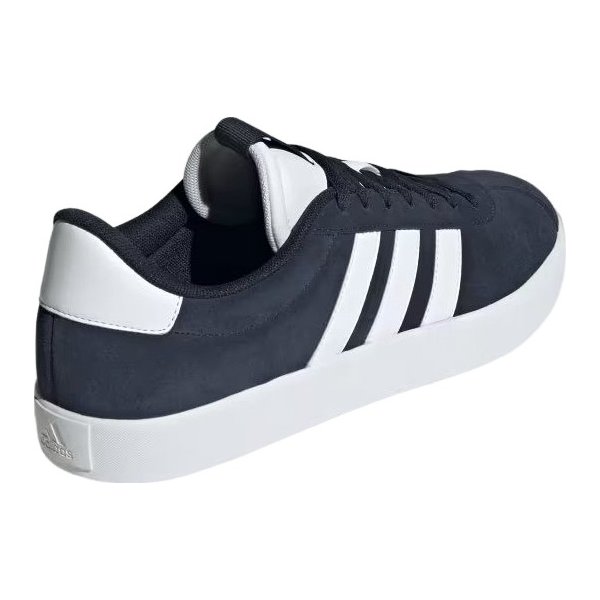 Buty VL Court 3.0 Leather Adidas - granatowe