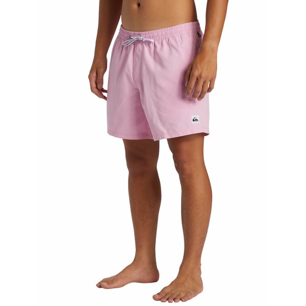 Spodenki kąpielowe męskie Solid Volley Quiksilver - Prism Pink