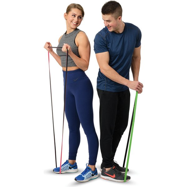 Zestaw gum oporowych do ćwiczeń GU06 4,5-22,5kg 2szt HMS