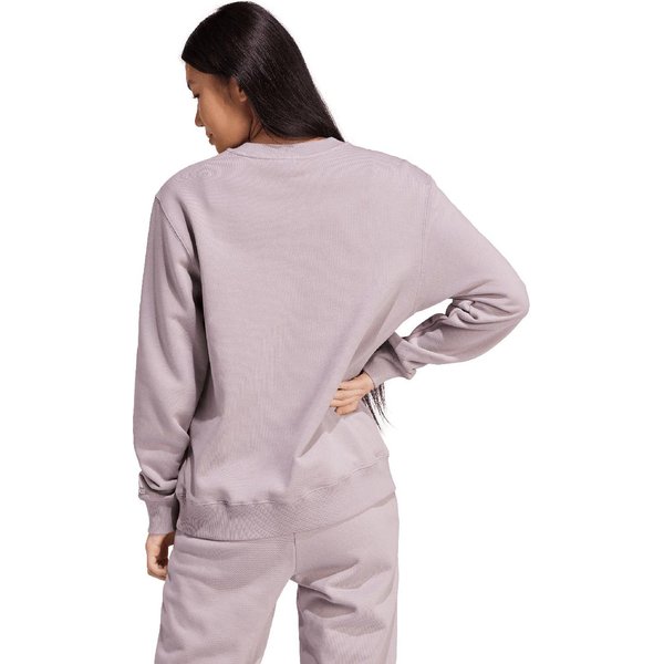 Bluza damska Essentials Linear French Terry Adidas - różowa