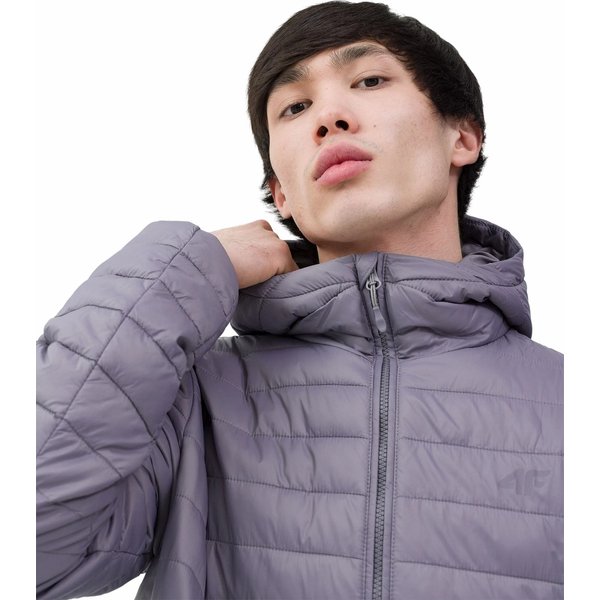 Kurtka puchowa męska 4FSS23TDJAM085 4F - szara