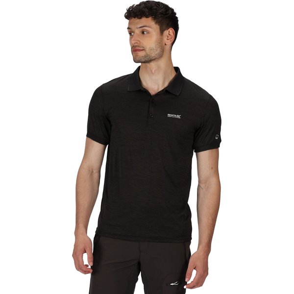 Koszulka męska polo Remex II Regatta - black