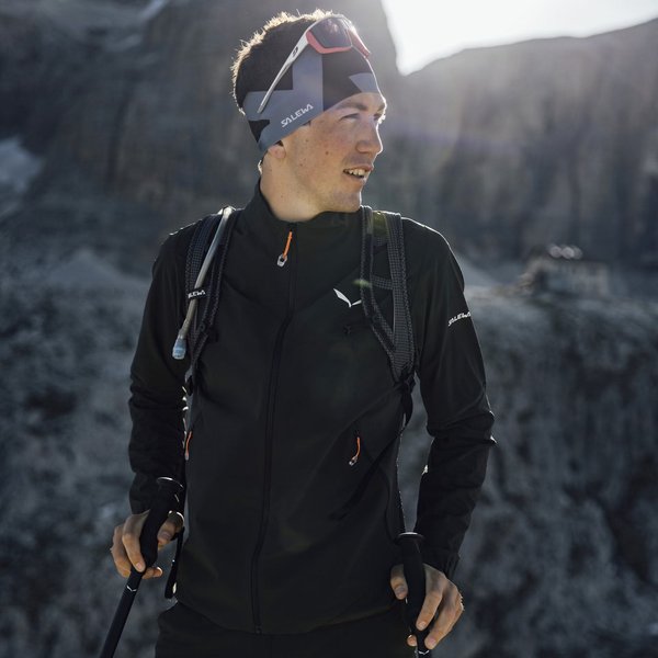 Softshell męski Pedroc Durastretch Light Jacket Salewa - dark olive