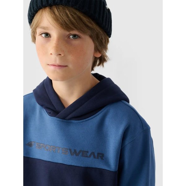 Bluza chłopięca TSWSM1222 4F - ciemny granat