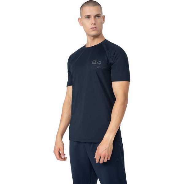 Koszulka męska 4FSS23TFTSM163 4F - granatowa