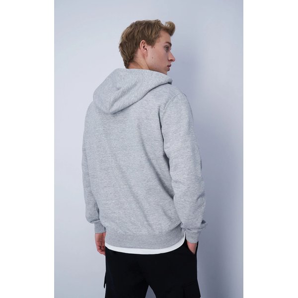 Bluza męska Full-Zip Small Script Logo Legacy Champion - szara