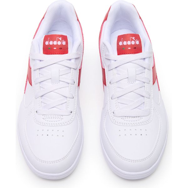 Buty Raptor Low GS Jr Diadora - białe/czerwone