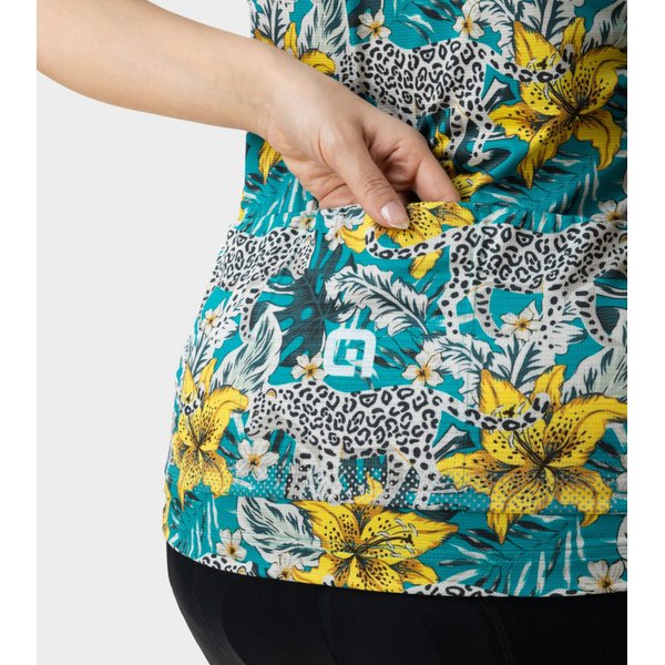 Koszulka rowerowa damska Hibiscus Maglia Donna Ale