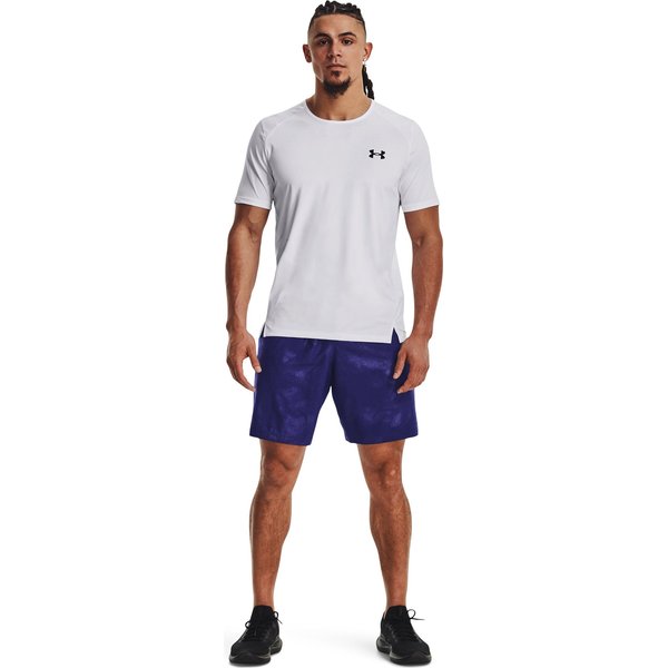 Spodenki męskie Woven Emboss Training Under Armour - granatowe