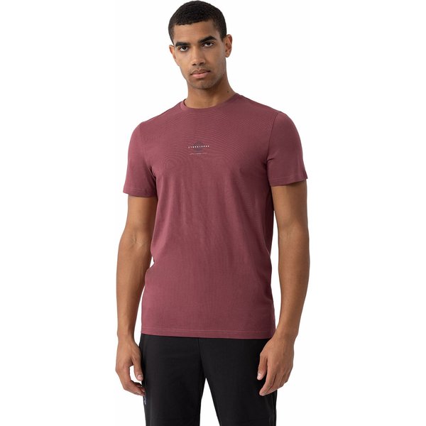 Koszulka męska 4FAW23TTSHM0889 4F - fiolet