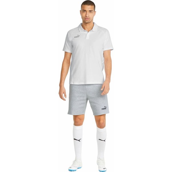 Koszulka męska polo teamFINAL Casuals Polo Puma - biała