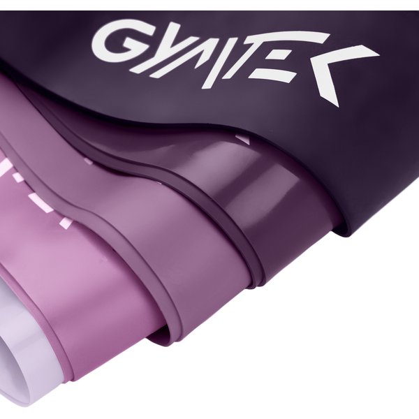 Zestaw gum oporowych do ćwiczeń 0,5-30 kg 5szt Gymtek - fioletowe