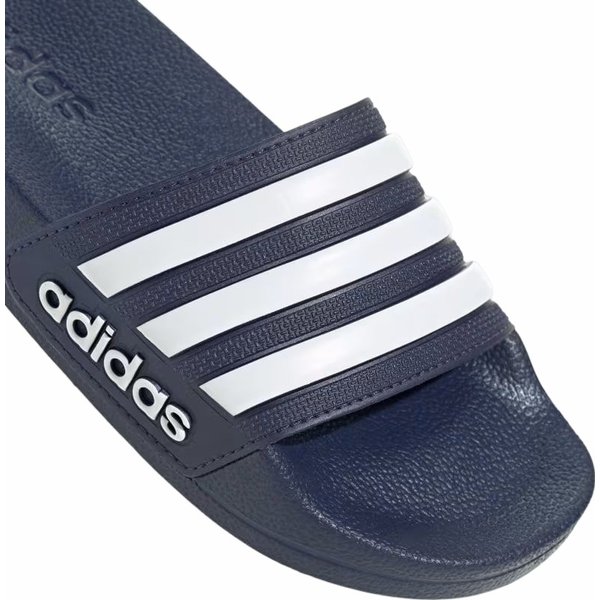Klapki Adilette Shower Slides Jr Adidas - granatowe