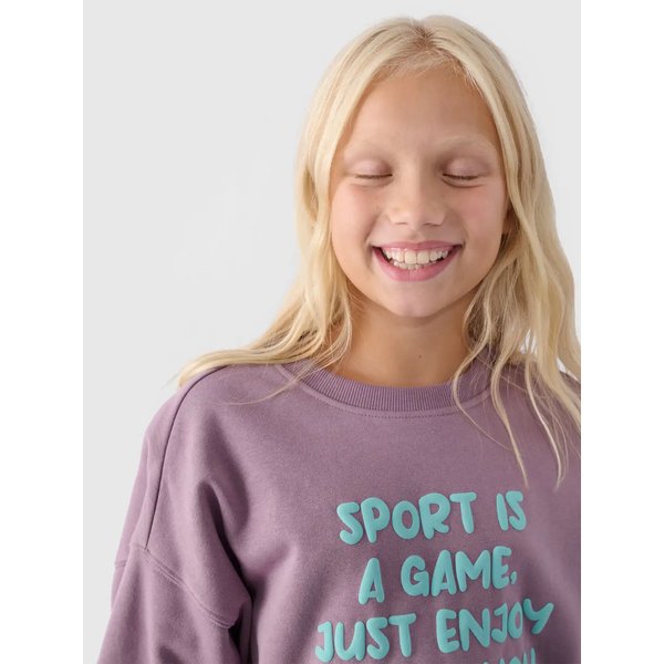 Bluza dziewczęca TSWSF1214 4F - fiolet