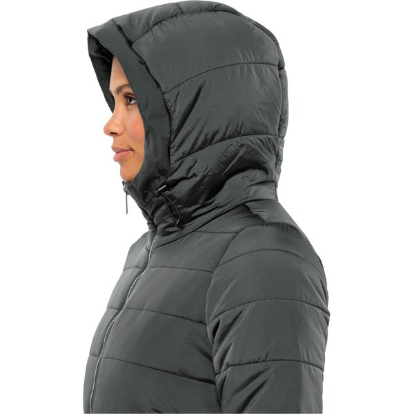 Płaszcz puchowy damski Eisbach Jack Wolfskin - slate green