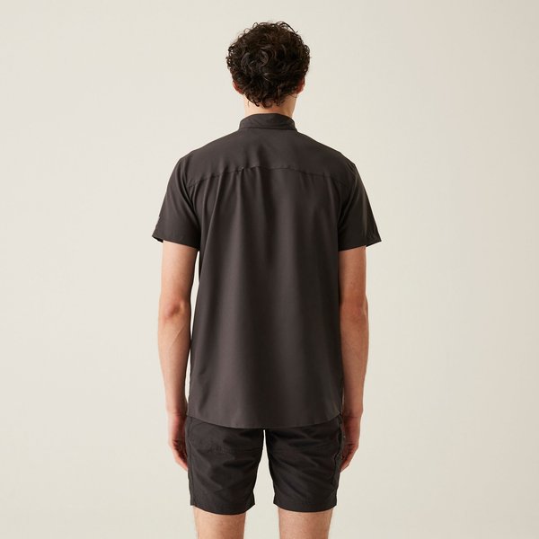 Koszula męska Travel Packaway Regatta - Ash