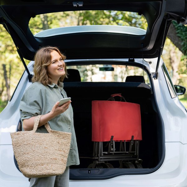 Wózek turystyczny, składany EasyGo 100L Outtec - EasyGo czerwony