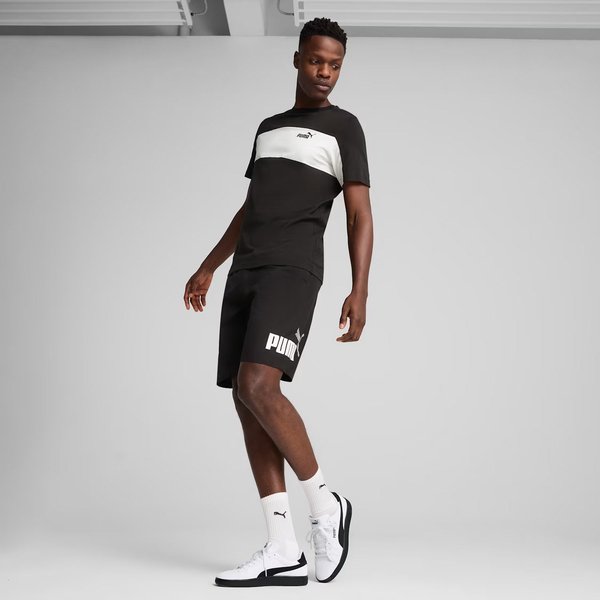 Koszulka męska Ess Block Tee Puma - Black