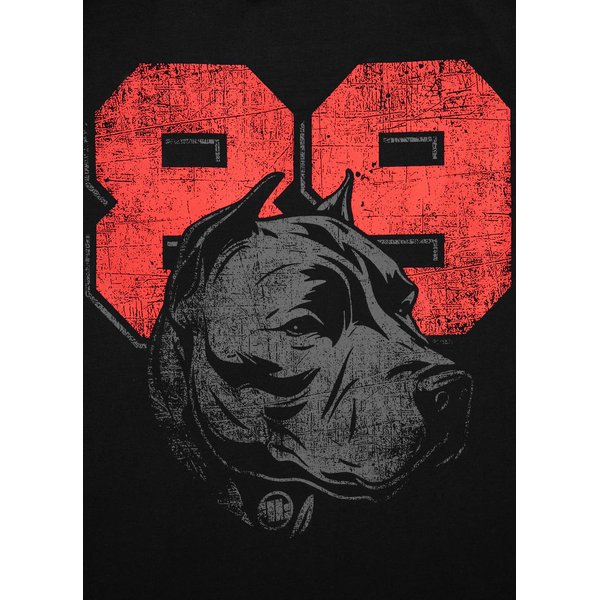 Koszulka męska Dog 89 Pitbull West Coast - czarna