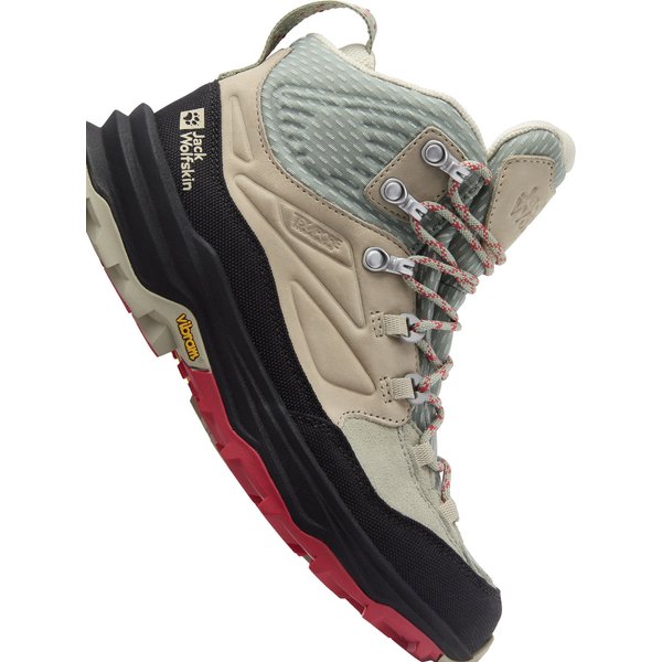 Buty trekkingowe Cyrox Texapore Mid Wm's Jack Wolfskin - mint leaf