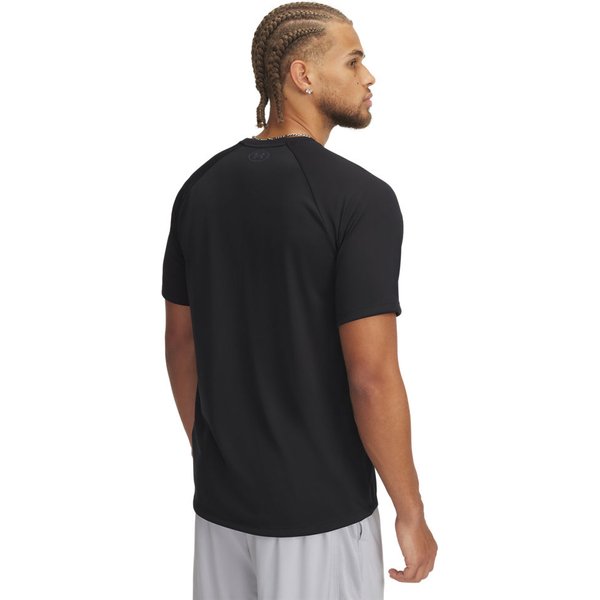 Koszulka męska Tech Print Fill SS Under Armour - Black