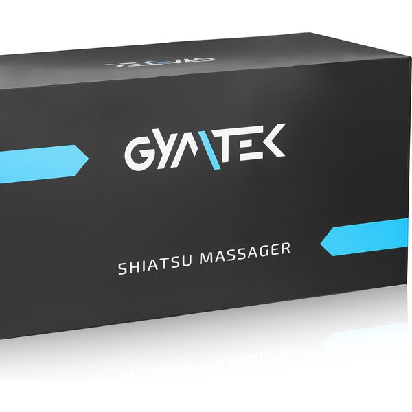 Masażer do karku i szyi Shiatsu Gymtek - czarny