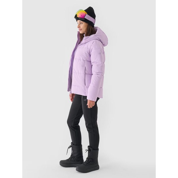 Kurtka narciarska damska TTJAF573 4F - jasny fiolet