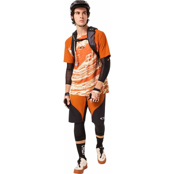 Koszulka rowerowa męska Seeker Airline SS Oakley - Duality Swirl White/Brown