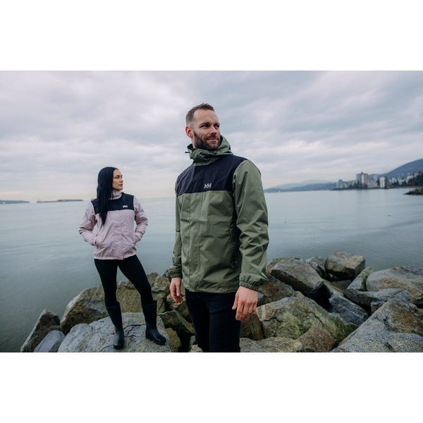 Kurtka męska Vancouver Rain Helly Hansen - orange peel