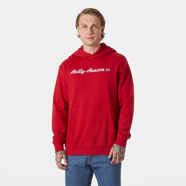 Bluza męska Core Graphic Sweat Hoodie Helly Hansen - red
