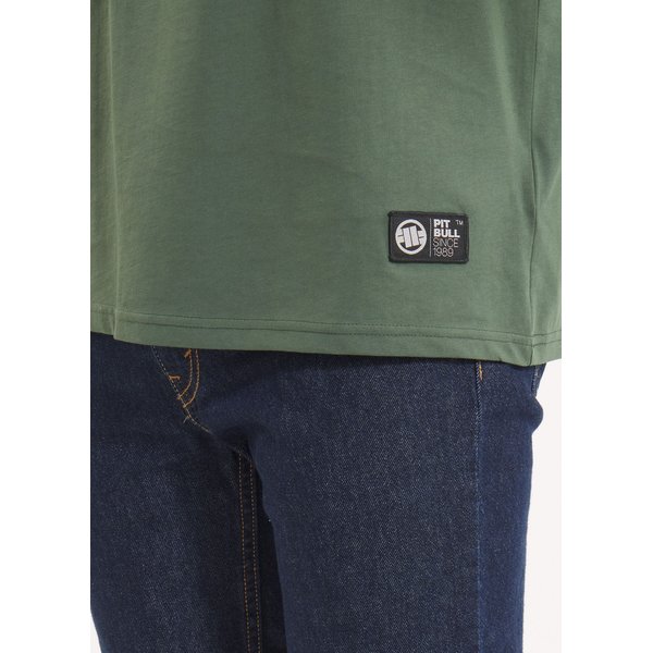Koszulka męska Small Logo Pitbull West Coast - Grassy Green