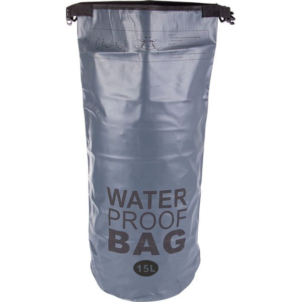 Worek wodoodporny, torba 15L - szary