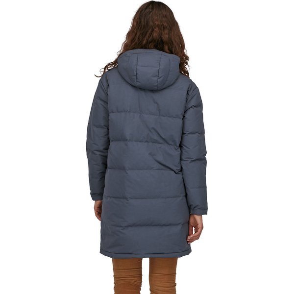 Płaszcz puchowy damski Downdrift Patagonia - Smolder Blue