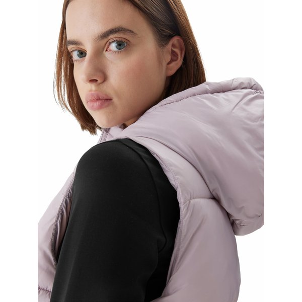 Kamizelka damska 4FAW23TVESF073 4F - jasny róż