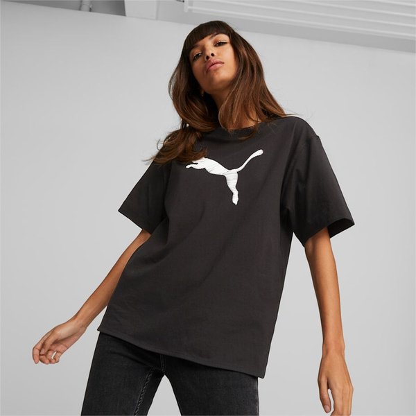 Koszulka damska Her Tee Logo Puma - czarna