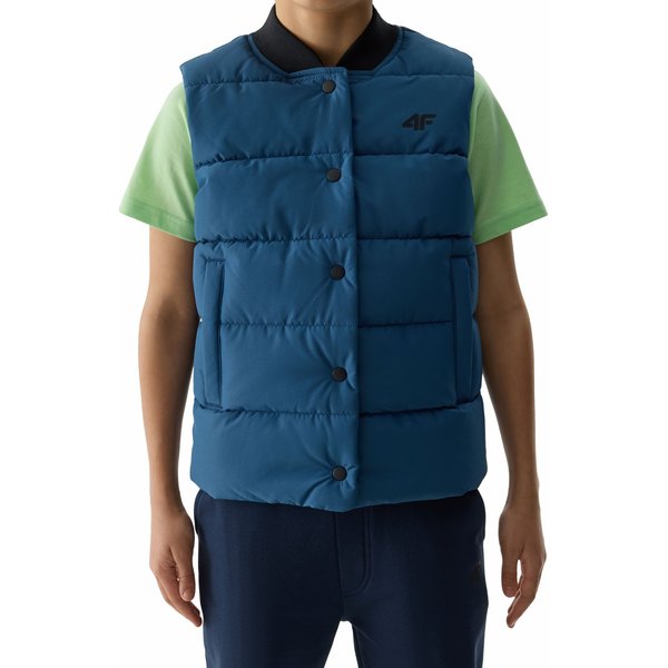 Kamizelka puchowa chłopięca 4FJWSS24TVJAM084 4F