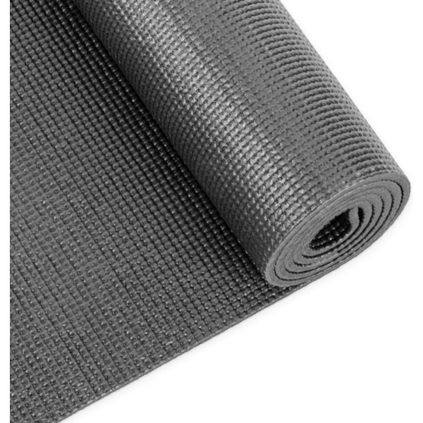 Mata do ćwiczeń, jogi 0,5cm Gymtek - szara