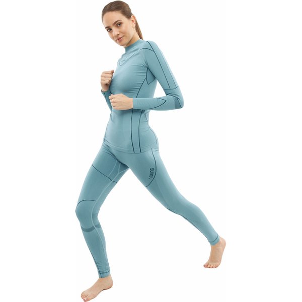 Bielizna termoaktywna damska Gaja Turtle Neck Lady Viking - niebieski